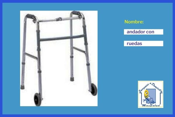 andador con ruedas