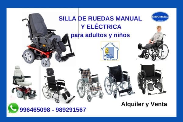 Alquiler de silla de ruedas