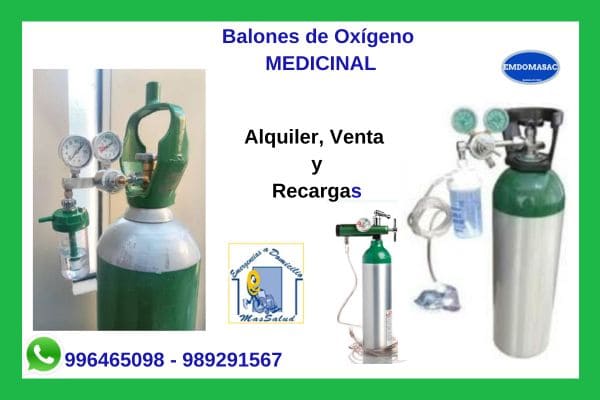 balones de oxígeno medicinal